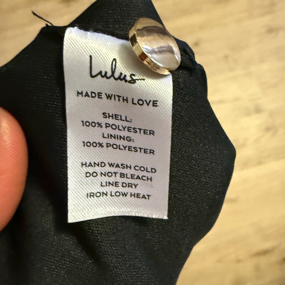 NWT Lulu’s Elegant Black Jumpsuit - Small - Picture 10 of 10